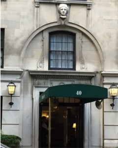 THE ENTRANCE (WEST 11TH STREET) TO 40 FIFTH AVENUE (2015). Photo by Gail L.Small.
