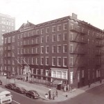 Caption: Then: A 1954 photo of the Brevoort Hotel shortly before its demolition. Image Courtesy of the New York Bound Bookshop Collection of the Greenwich Village Society for Historic Preservation.