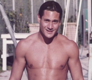 BACK ON BOARD: Greg Louganis never stopped diving. Image courtesy of HBO. 